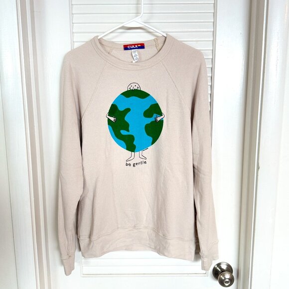 Adorable Graphic Sweatshirt by Culk - Be Gentle - Picture 1 of 5
